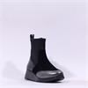 Wonders Kyoto Stretch Wedge Boot - Black Stretch